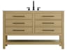Elegant Lighting Karson Honey Brown Vanity