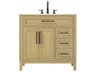 Elegant Lighting Virginia 36" Honey Brown Vanity