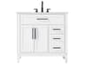 Elegant Lighting Virginia 36" White Vanity