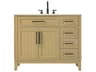 Elegant Lighting Virginia 42" Honey Brown Vanity