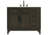 Elegant Lighting Virginia 42" Mocha Brown Vanity