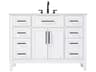 Elegant Lighting Virginia 48" White Vanity