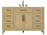 Elegant Lighting Virginia 54" Honey Brown Vanity