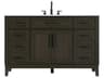 Elegant Lighting Virginia 54" Mocha Brown Vanity