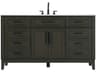 Elegant Lighting Virginia 60" Mocha Brown Vanity