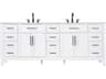 Elegant Lighting Virginia 84" White Vanity