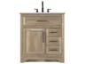 Elegant Lighting Remington 32" Natural Oak Vanity