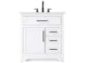 Elegant Lighting Remington 32" White Vanity