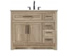 Elegant Lighting Remington 42" Natural Oak Vanity