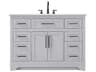 Elegant Lighting Remington 48" Grey Vanity