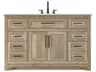 Elegant Lighting Remington 54" Natural Oak Vanity