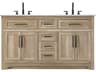 Elegant Lighting Remington 60" Natural Oak Vanity