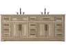 Elegant Lighting Remington 84" Natural Oak Vanity