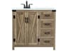 Elegant Lighting Grant Natural Oak 36" Vanity