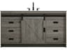 Elegant Lighting Austin Rustic Grey 60" Vanity