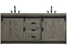 Elegant Lighting Austin Rustic Grey 72" Vanity