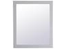 Elegant Lighting Aqua Grey Rectangular Wall Mirror