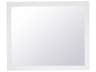 Elegant Lighting Aqua White Rectangular Wall Mirror