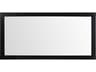 Elegant Lighting Aqua Black Rectangular Wall Mirror