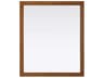 Elegant Lighting Norah Brandy Walnut Rectangular Wall Mirror