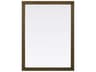 Elegant Lighting Norah Hazel Oak Rectangular Wall Mirror