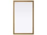Elegant Lighting Norah Honey Teak Rectangular Wall Mirror