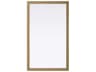 Elegant Lighting Norah Linen Oak Rectangular Wall Mirror