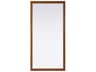 Elegant Lighting Norah Brandy Walnut Rectangular Wall Mirror