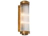 Eichholtz Vintage Brass X Clear Glass Wall Sconce
