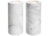 Eichholtz Tobor L White Marble Set of 2 Tealight Holder