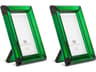 Eichholtz Theory S Green Crystal Glass Set of 2 Picture Frame