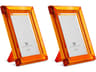 Eichholtz Theory L Orange Crystal Glass Set of 2 Picture Frame
