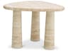 Eichholtz Larino S Travertine Side Table