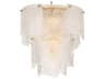 Eichholtz Asinara S Clear Textured Glass Chandelier