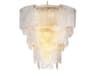 Eichholtz Asinara L Clear Textured Glass Chandelier