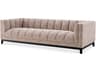 Eichholtz Ditmar Mademoiselle Beige Black Base Upholstered Sofa