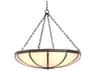 Eichholtz Bronze X White Glass Bowl Chandelier