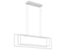 Elan Jestin 3-Light White Linear Island Pendant