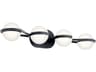 Elan Brettin 4-Light Matte Black LED Vanity Light
