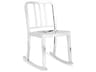Emeco Outdoor Heritage Polished Aluminum Rocker Dining Side Chair