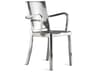 Emeco Outdoor Hudson Polished Aluminum Dining Arm Chair