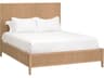 Essentials for Living Bronze Bay Natural Oak Wood King Panel Bed