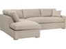 Essentials for Living Stitch & Hand - Upholstery Clara Beige Upholstered Sectional Sofa Left Facing Sleeper Queen