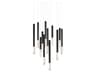 ET2 Diaphane 12-Light Black Linear Pendant
