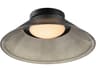 ET2 Jensen 1-Light Black Flush Mount