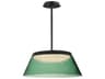 ET2 Jensen 1-Light Black Green Pendant