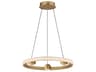 ET2 Nodes 1-Light Gold LED Pendant