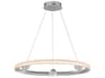 ET2 Nodes 1-Light Brushed Aluminum Silver LED Pendant