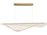 ET2 Manta 1-Light Gold Linear Island Pendant