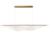ET2 Manta 1-Light Gold Linear Island Pendant